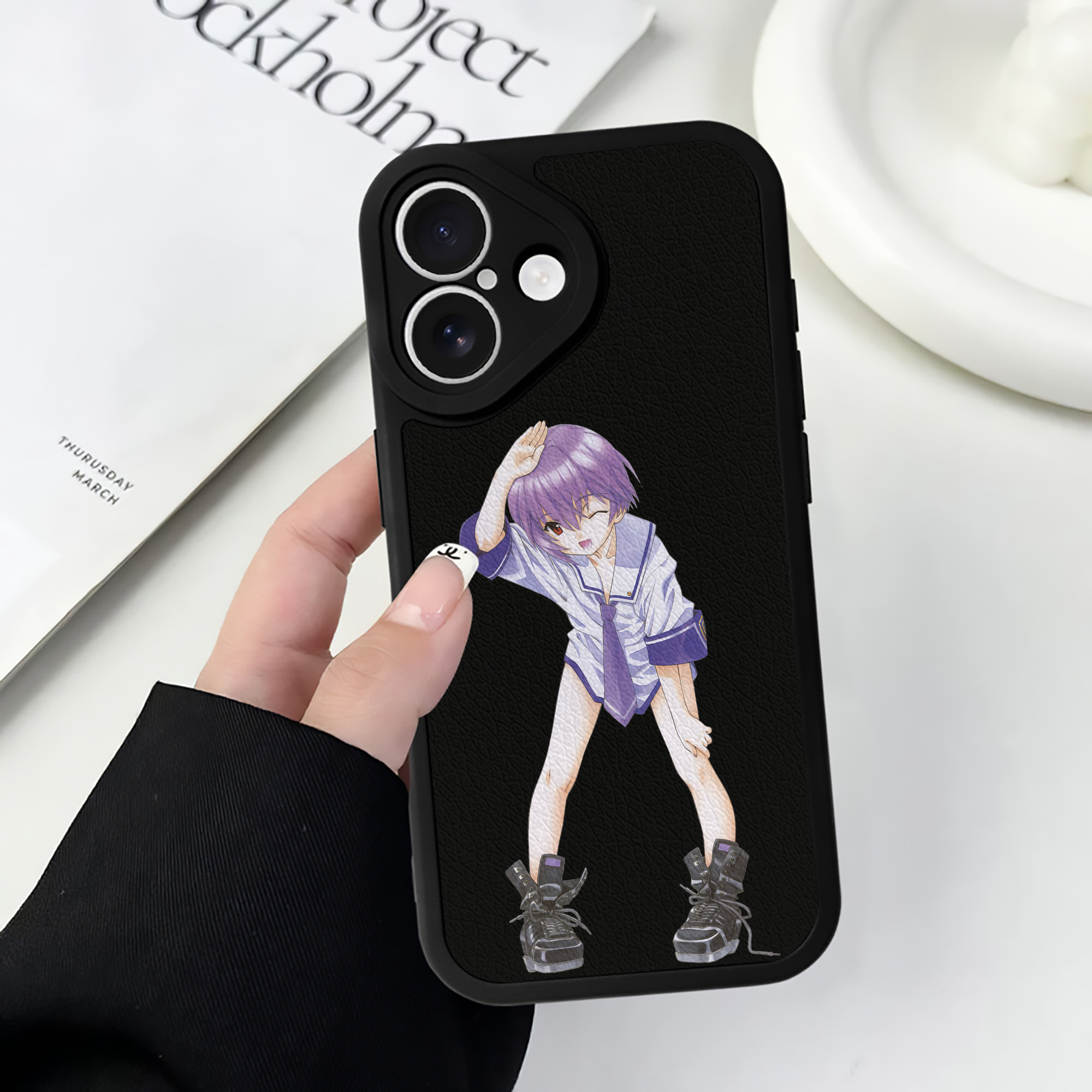 （画像用） EVA 新世紀エヴァンゲリオン 【iPhone 16シリーズ対応】シリコンスマホケース（レザー調） 材質：シリコン